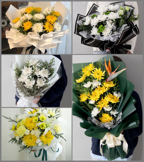 四川成都龙泉驿区山泉镇红花村白事花束代送